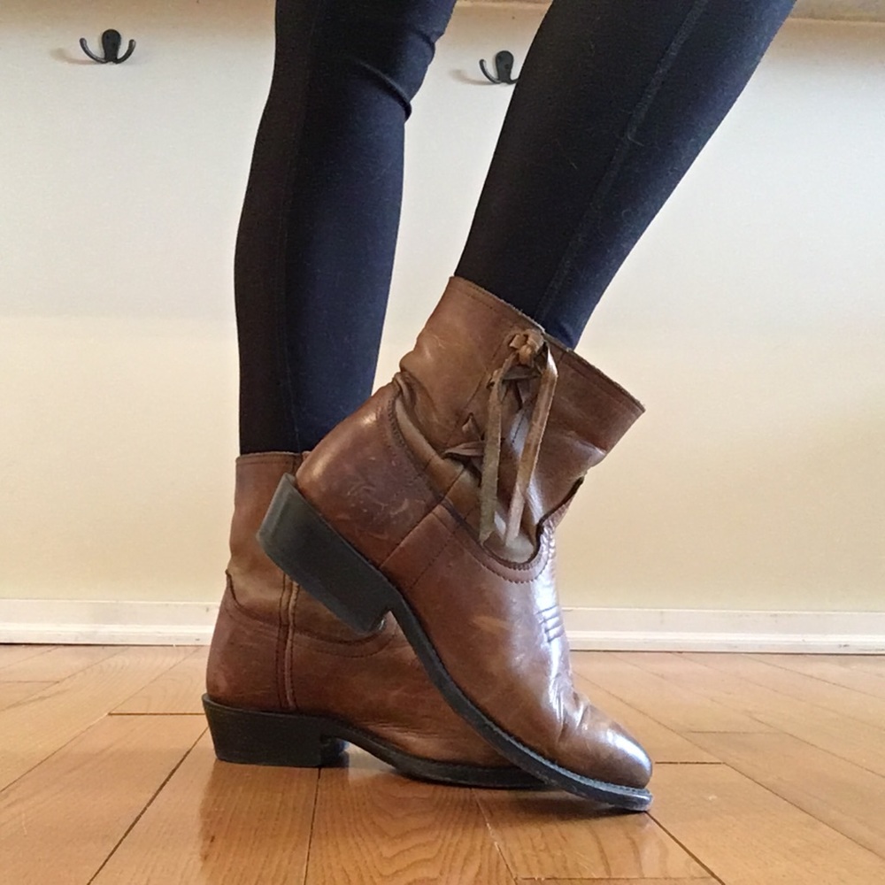 Original Frye Ankle Boots - Perfect Moto Boot!